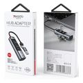 yesido hb19 usb usb c hub 4in1 grey extra photo 8