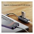 yesido hb20 usb usb c hub 5in1 grey extra photo 4