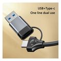 yesido hb20 usb usb c hub 5in1 grey extra photo 6
