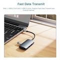 yesido hb16 usb c hub 7in1 grey extra photo 5