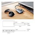 yesido hb16 usb c hub 7in1 grey extra photo 6