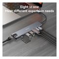 yesido hb27 usb c hub 8in1 grey extra photo 3