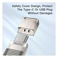 yesido gs21 usb usb c card reader microsd transparent extra photo 4