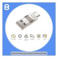 yesido gs21 usb usb c card reader microsd transparent extra photo 5