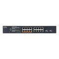 zyxel xmg1915 18ep switch 16 port 25gbe smart managed poe switch with 2 sfp uplink extra photo 1