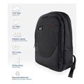act ac8565 suburb 156 laptop backpack made from recycled plastic bottles extra photo 1