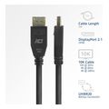 act ak4081 cable display port 21 male male 8k60hz 4k240hz 1m black extra photo 1