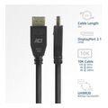 act ak4082 cable display port 21 male male 8k60hz 4k240hz 2m black extra photo 1