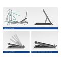 act ac8145 folding laptop stand 5 positions black extra photo 2