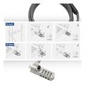 act ac9035 wedge laptop lock with combination lock extra photo 7