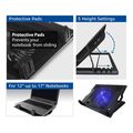 act ac8110 laptop cooling stand up to 17 adjustable height 5 positions 2 port hub extra photo 3