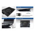 act ac8110 laptop cooling stand up to 17 adjustable height 5 positions 2 port hub extra photo 4