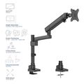 act ac8327 monitor stand max 40 with one arm spring mechanism up to 12kg extra photo 1