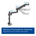 act ac8327 monitor stand max 40 with one arm spring mechanism up to 12kg extra photo 6