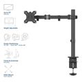 act ac8301 single monitor arm black 10 35  extra photo 3