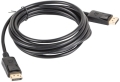 lanberg cable displayport m m 3m 4k black extra photo 1