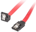 lanberg cable sata iii 6gb s 05m angle metal clips extra photo 1