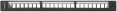 lanberg 24 port 1u 19 patch panel blank black with organizer for keystone modules extra photo 1