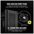 case corsair 7000d airflow tempered glass full tower atx black extra photo 2