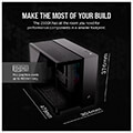 case corsair 2500x icue link rgb dual chamber tempered glass midi tower black extra photo 6