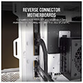 case corsair 6500x icue link rgb dual chamber tempered glass midi tower white extra photo 4