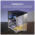 case corsair 6500x icue link rgb dual chamber tempered glass midi tower white extra photo 7