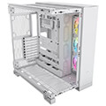 case corsair 6500x icue link rgb dual chamber tempered glass midi tower white extra photo 9