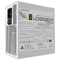 psu gigabyte ud850gm pg5w 850w 80 plus gold fully modular atx 30 pcie 50 white extra photo 1