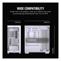 case corsair 3500x tempered glass midi tower white extra photo 5