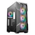 case cooler master td500 max atx tempered glass with psu gx2 850 gold gun metal extra photo 2