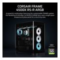 case corsair frame 4500x rs r argb panoramic tempered glass midi tower black extra photo 1