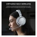 corsair virtuoso max wireless gaming headset dolby atmos rgb silver ca 9011373 ww extra photo 1