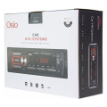 osio aco 4369 car radio usb sd aux in red led backlit extra photo 3