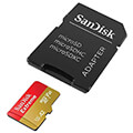 sandisk sdsqxah 064g gn6aa extreme 64gb micro sdxc uhs i u3 v30 class 10 with sd adapter extra photo 1