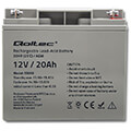 qoltec agm battery 12v 20ah max 300a extra photo 1