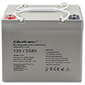 qoltec agm battery 12v 55ah max 825a extra photo 1