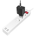 logilink sh0103 smart wifi socket outlet 3 way 4x usb with tuya extra photo 1
