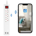 logilink sh0103 smart wifi socket outlet 3 way 4x usb with tuya extra photo 5