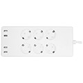 logilink sh0105 smart wifi socket outlet 6 way 4x usb with tuya extra photo 2