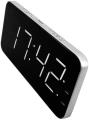 soundmaster ur8900si jumbo led alarm clock with dimmer for brightness silver black extra photo 1
