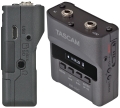 tascam dr 10cs compact digital recorder for sennheiser lavalier microphones extra photo 1