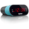 lenco cr 07 clock radio with pll fm and led display blue extra photo 1