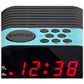 lenco cr 07 clock radio with pll fm and led display blue extra photo 2