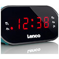 lenco cr 07 clock radio with pll fm and led display blue extra photo 3