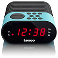 lenco cr 07 clock radio with pll fm and led display blue extra photo 4