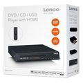 lenco dvd 120bk dvd player with hdmi and rc extra photo 2
