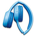 lenco hpb 110bu kids bluetooth headphone stickers blue extra photo 3