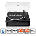 lenco ls 430bk lp players with bt mmc 4 speakers built in extra photo 2