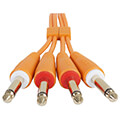 udg gear u97002or ultimate audio cable set 1 4 jack 1 4 jack orange straight 15m extra photo 2