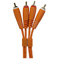 udg gear u97003or ultimate audio cable set rca rca orange straight 3m extra photo 1